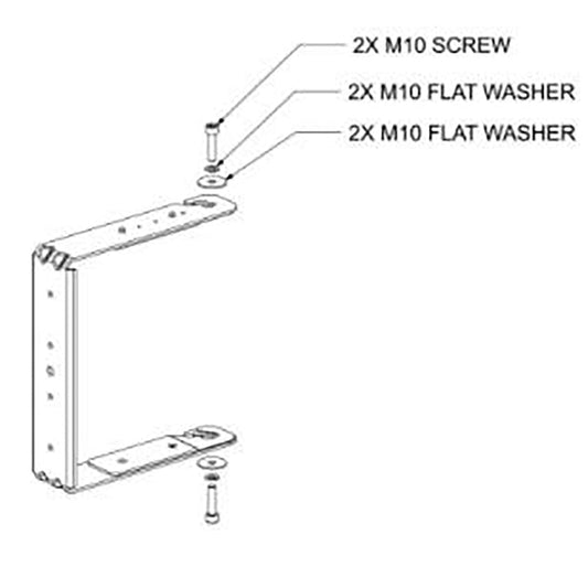 Bose AMM108 U-Bracket mounting accessory - product view