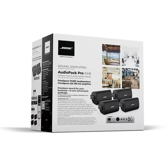 Bose AudioPack Pro S4 Black sound system - front view