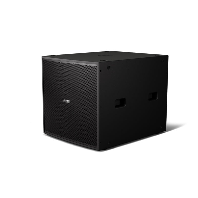 Bose ShowTime STS118E Black subwoofer - angled view (1 of 2)