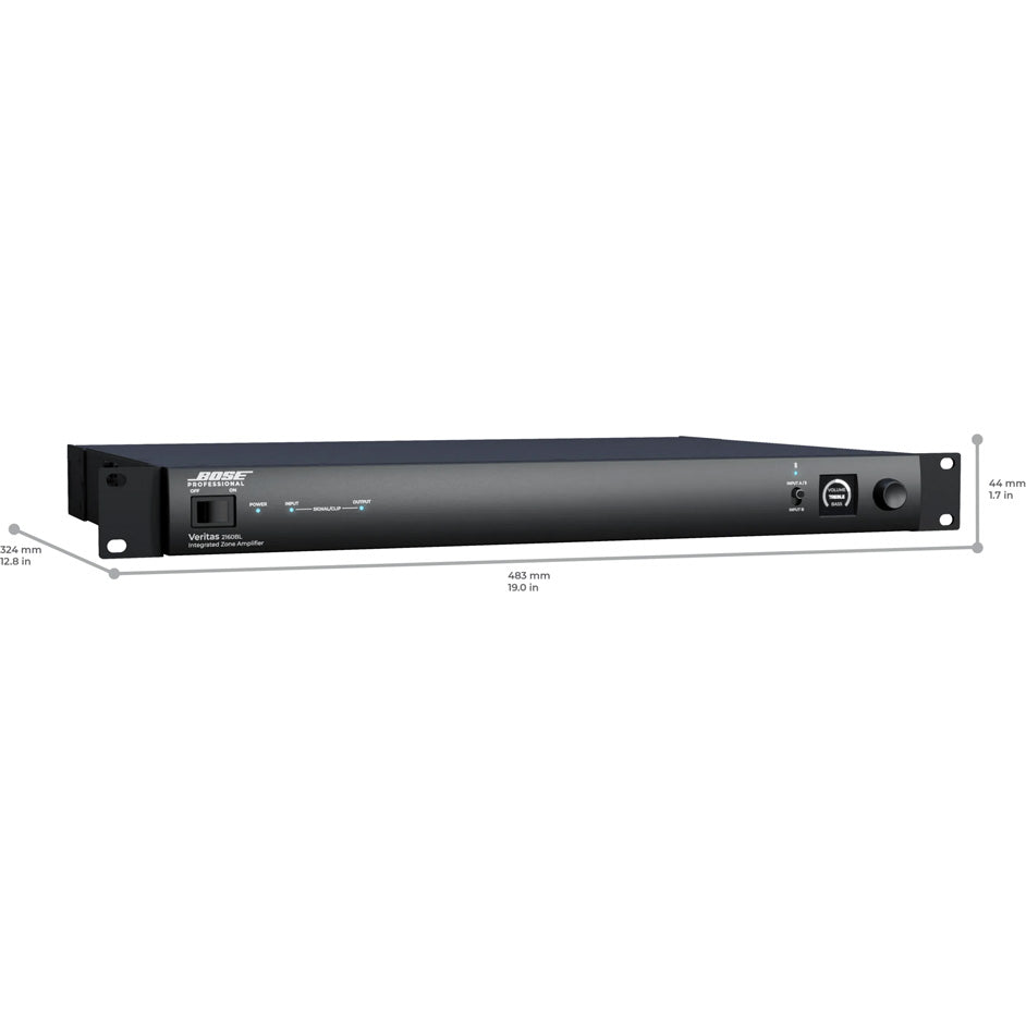 Bose Veritas 2160BL amplifier - angled view