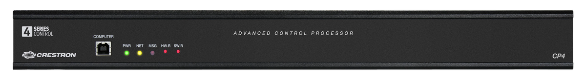 Crestron CP4 control system front panel