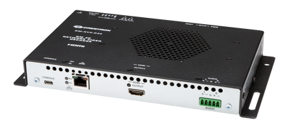 Crestron DM-NVX-D30 network AV decoder, front left angled view