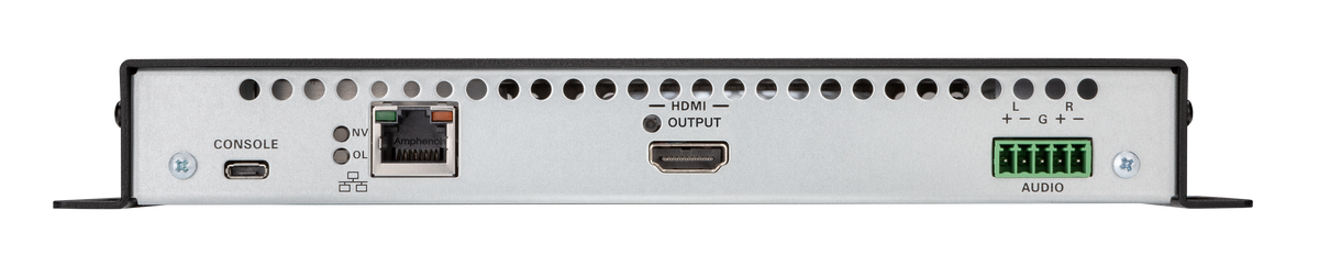 Crestron DM-NVX-D30 front panel with status indicators