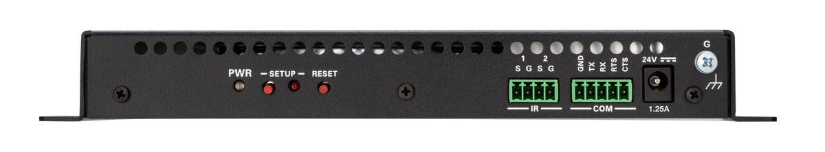 Crestron DM-NVX-D30 rear panel with HDMI, Ethernet and control connectors