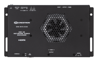 Crestron DM-NVX-D30 network AV decoder, top view