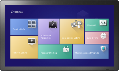Dahua LDH22-SAI200K 22 Inch Wall-Mounted Digital Signage - front view