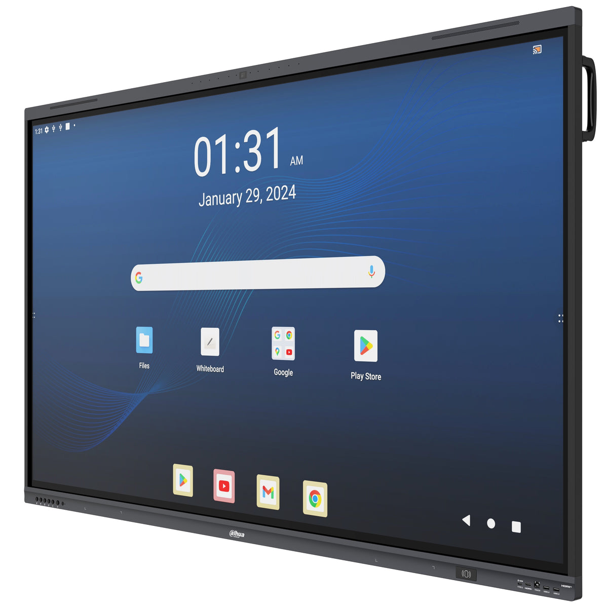Dahua LPH75-MC480-U 75 Inch Interactive Display - front view