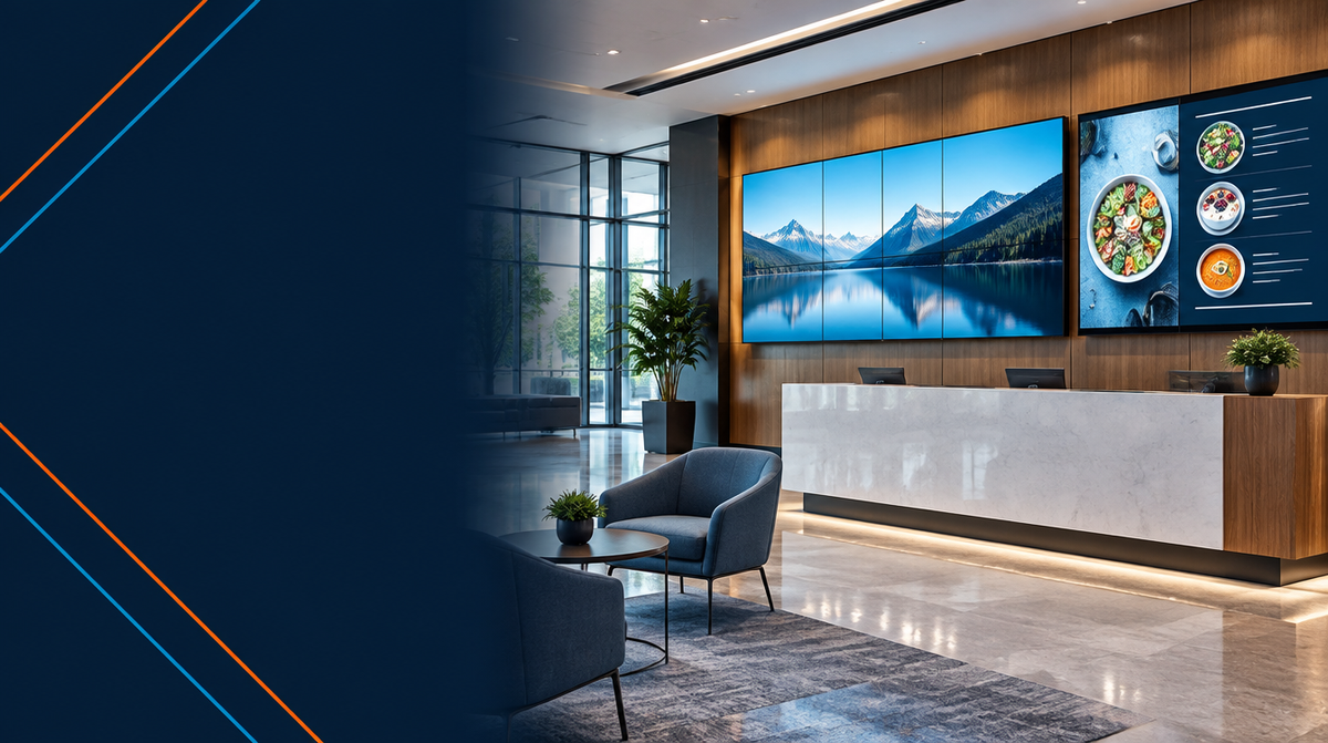 Corporate Digital Signage Solutions hero banner — Corporate Digital Signage for Corporate AV's professional AV integration services across India