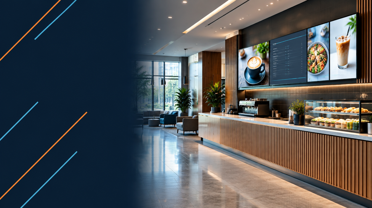 Digital Signage Solutions in India hero banner — Digital Signage for Corporate AV's professional AV integration services across India