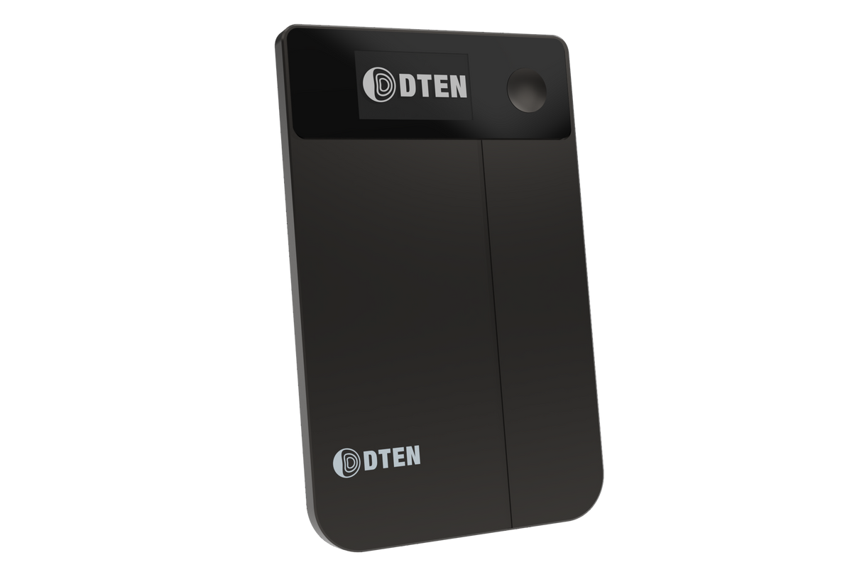 DTEN Action Card meeting capture card for notes and action items - front view