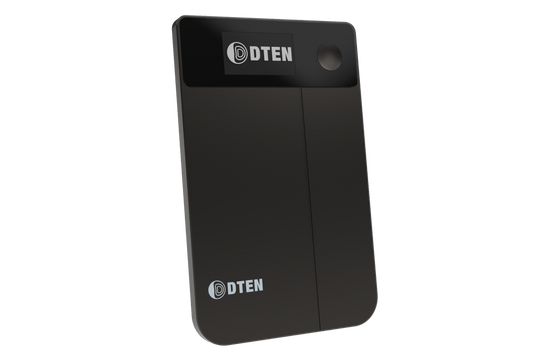 DTEN Action Card meeting capture card for notes and action items - front view