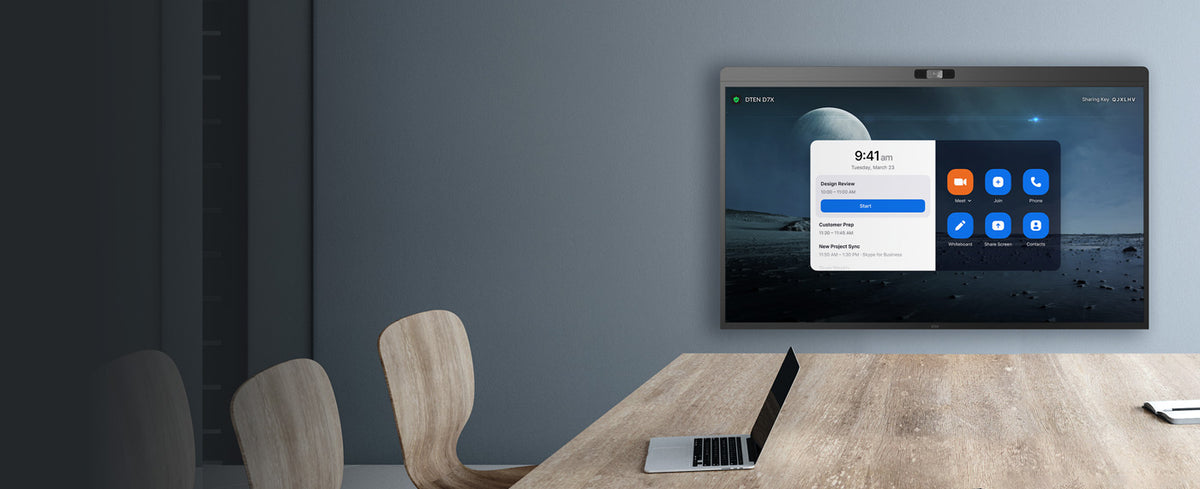 DTEN DBR1455E 55-inch Android all-in-one 4K touch collaboration board - view 3