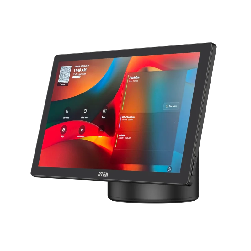 DTEN Mate Gen 2 11.6-inch touch room controller for Zoom Rooms and Microsoft Teams Rooms - front view
