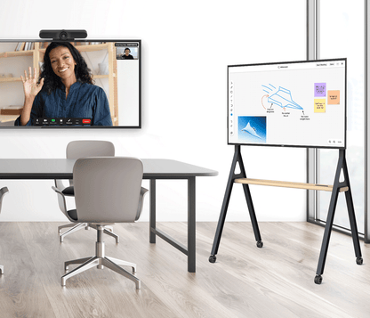 DTEN ONboard 55 55-inch 4K interactive smart whiteboard with built-in Zoom Rooms software - front view