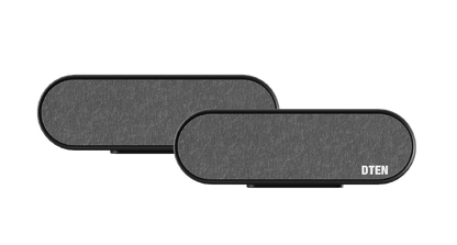 DTEN Relay Speakers set of spatial audio satellite speakers for DTEN boards and bars - front view