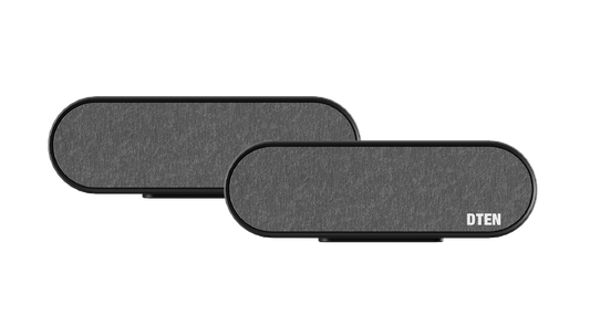 DTEN Relay Speakers set of spatial audio satellite speakers for DTEN boards and bars - front view