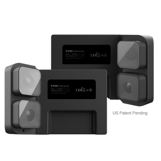 DTEN Vue Pro 4K multi-lens eye-level camera system for DTEN D7X boards - front view