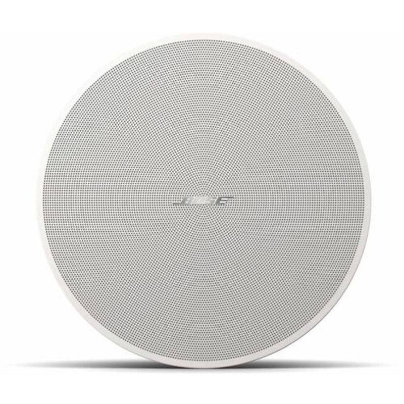 White in-ceiling loudspeaker for commercial audio systems, supplied by Corporate AV in India