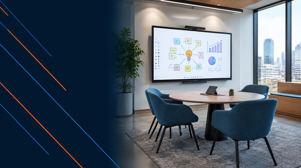 Business Interactive Display Solutions hero banner — Business Interactive Displays for Corporate AV's professional AV integration services across India