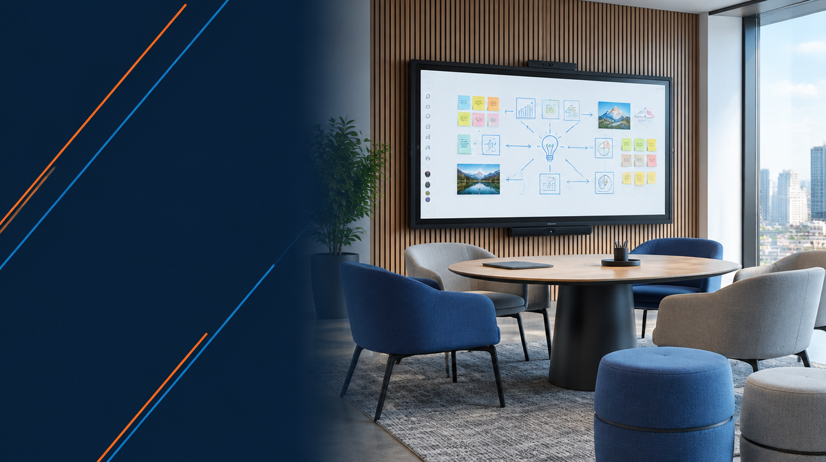 Digital Whiteboarding Solutions in India hero banner — Digital Whiteboarding for Corporate AV's professional AV integration services across India