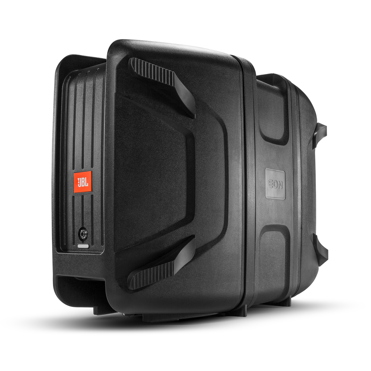 JBL EON208P portable PA system with an 8-channel mixer - front view 3