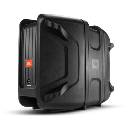 JBL EON208P portable PA system with an 8-channel mixer - front view 3