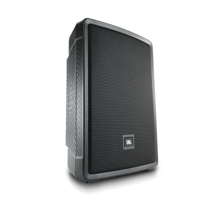 JBL IRX112BT (220V) powered 12-inch portable PA loudspeaker with Bluetooth - angled view