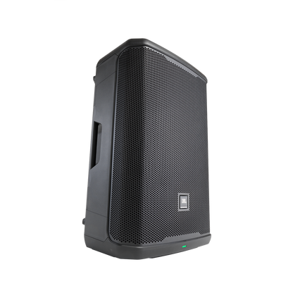 JBL PRX915 powered two-way 15-inch PA loudspeaker - angled view