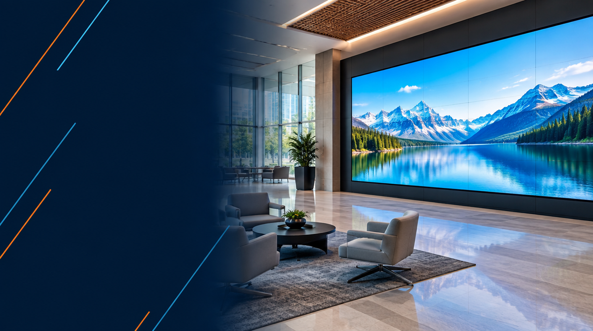 Corporate LED Display Solutions in India hero banner — Corporate LED for Corporate AV's professional AV integration services across India