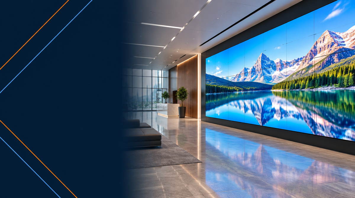 LED Display Solutions in India hero banner — LED Displays for Corporate AV's professional AV integration services across India