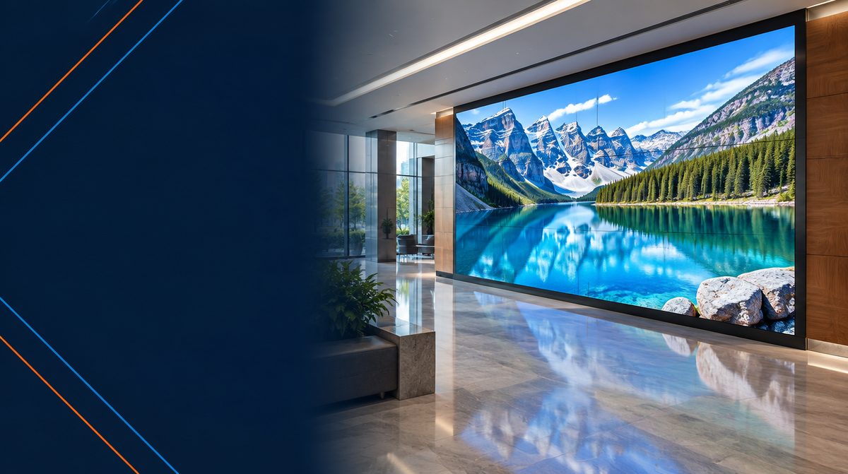 Outdoor LED Display Solutions in India hero banner — Outdoor LED for Corporate AV's professional AV integration services across India