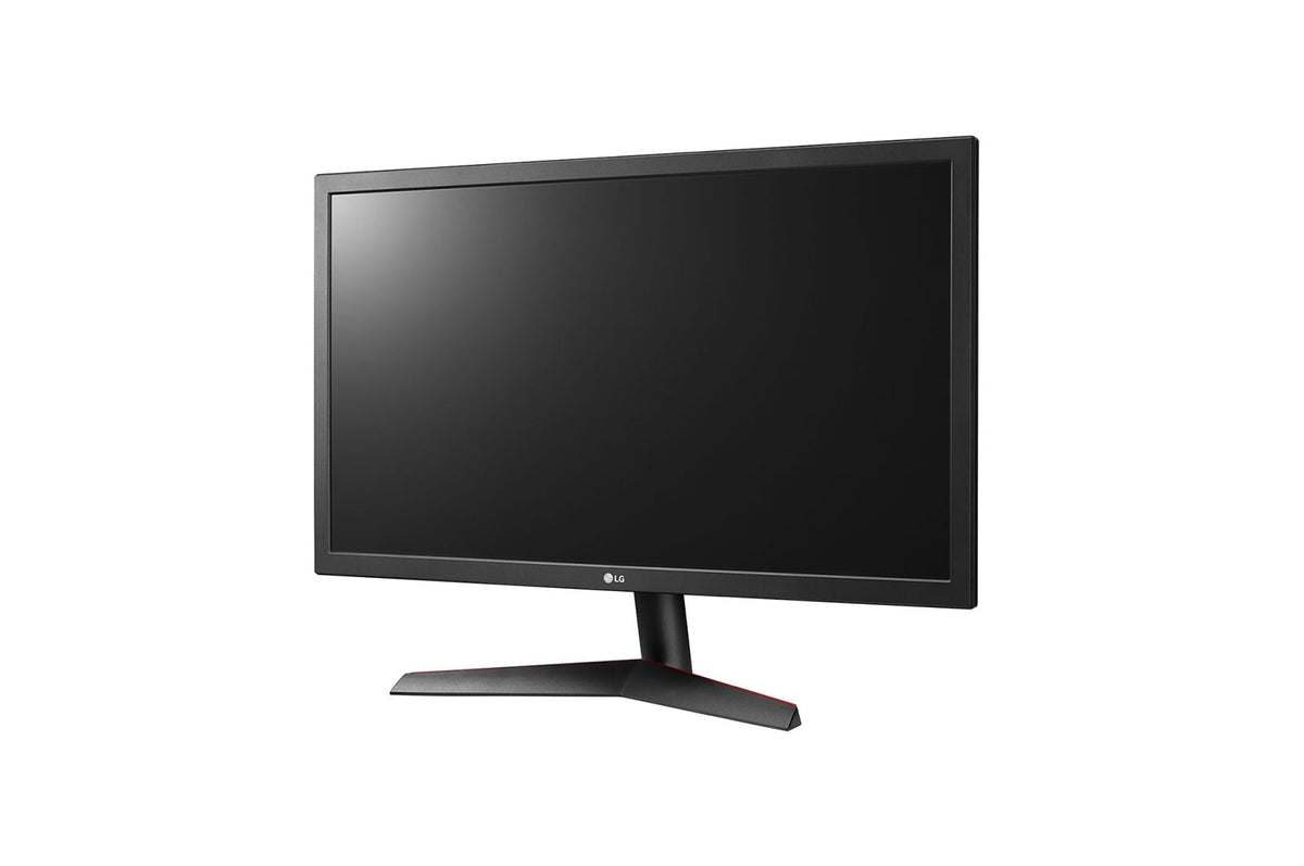 LG 24GL600F-B: 24 Inch UltraGear Full HD 144Hz Gaming Monitor - angled view (1 of 3)
