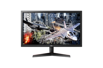 LG 24GL600F-B: 24 Inch UltraGear Full HD 144Hz Gaming Monitor - front view (1 of 2)