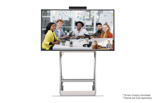 LG 43HT3WJ: One:Quick Flex 43 Inch All-in-One Meeting Display - in-use view