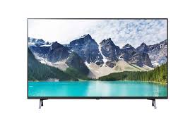 LG 43UN340C: 43 Inch webOS UHD TV Signage with Crestron Certification - front view with on-screen content
