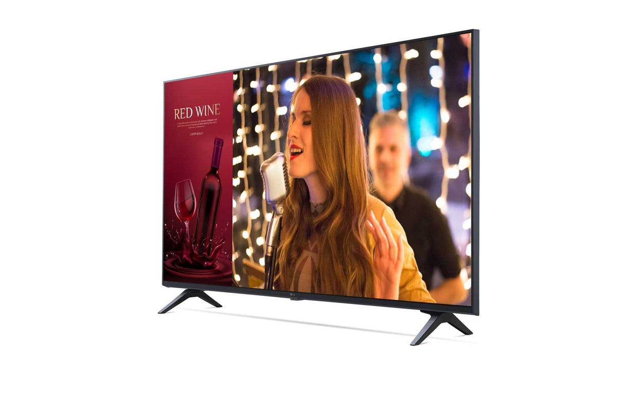 LG 43UR640S: 43 Inch UHD TV Signage Display - angled view (1 of 3)