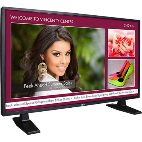 LG 47WL10MS: 47 Inch IPS Commercial Monitor - angled view