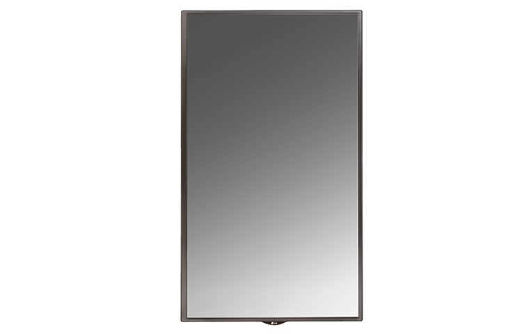 LG 49SE3KB-B: 49 Inch Digital Signage Display - front view in portrait orientation