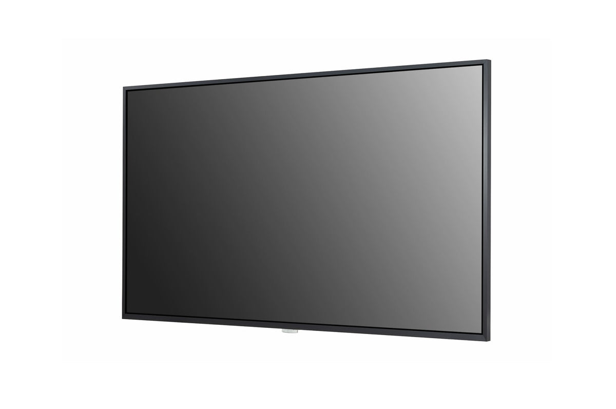 LG 49UM3DF-B: 49 Inch UHD Signage Display with 30 Degree Tilt Installation - angled view