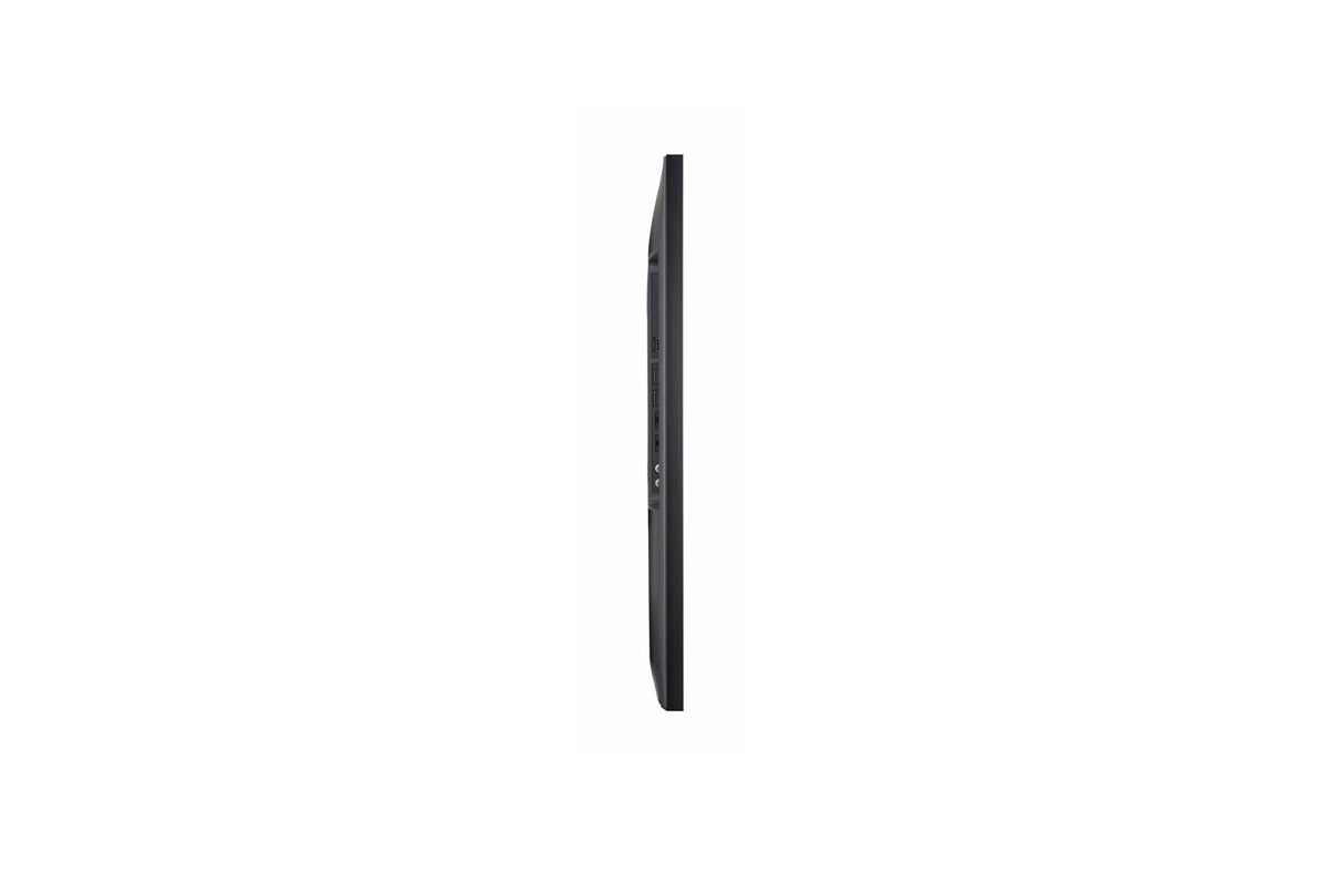 LG 49UM3DF-B: 49 Inch UHD Signage Display with 30 Degree Tilt Installation - side profile view (2 of 2)