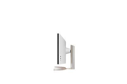 LG 49WL95C-WE: 49 Inch 32:9 Curved UltraWide Dual QHD Monitor with HDR10 - side profile view