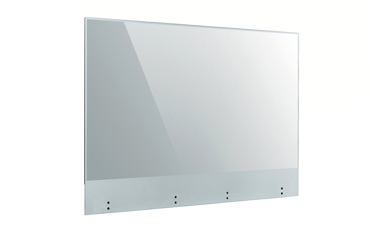 LG 55EW5TK-A: 55 Inch Transparent OLED Touch Signage Display - angled view (2 of 2)