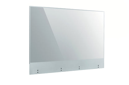 LG 55EW5TK-A: 55 Inch Transparent OLED Touch Signage Display - angled view (2 of 2)