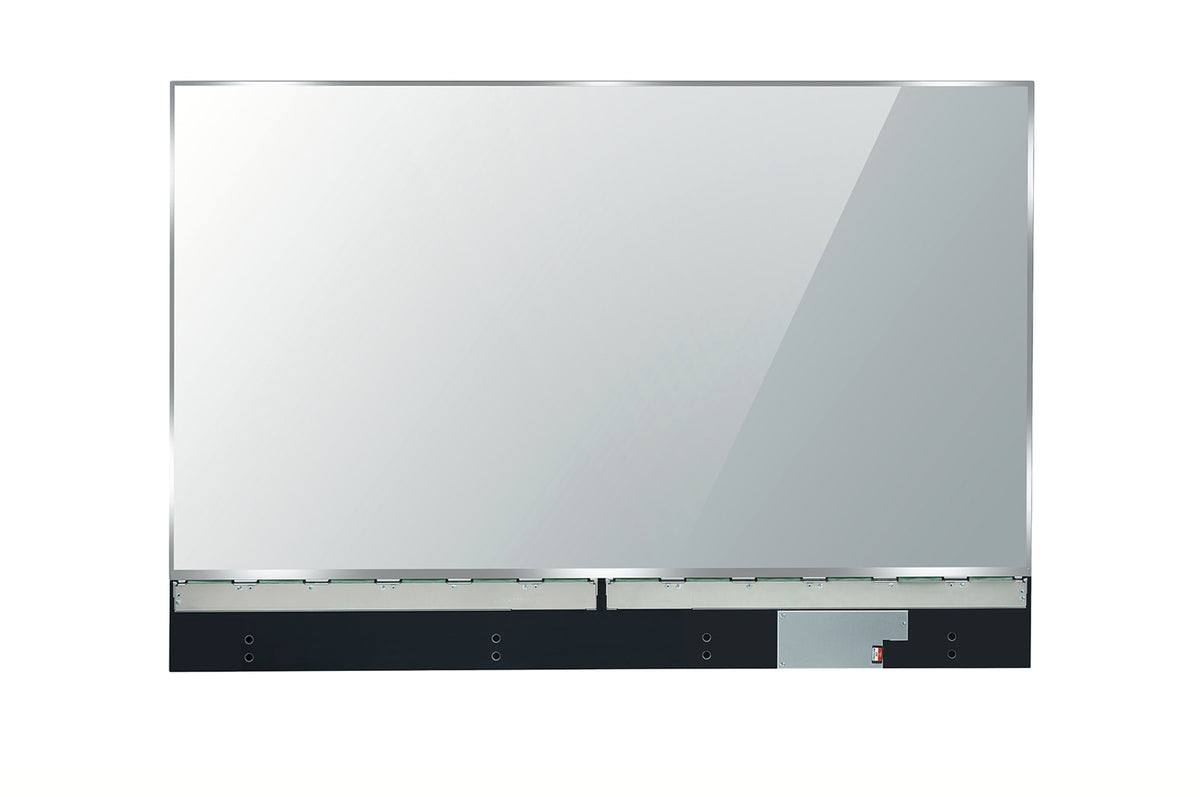 LG 55EW5TK-A: 55 Inch Transparent OLED Touch Signage Display - front view (1 of 2)