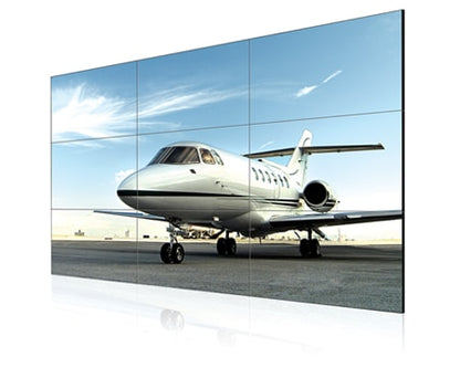 LG 55LV35A-5B: 55 Inch Super Narrow Bezel Video Wall Display - angled view (1 of 2)