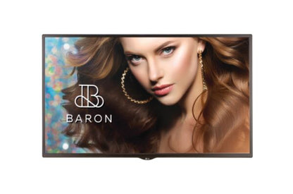 LG 55SH7DD: 55 Inch Digital Signage Display - front view with on-screen content