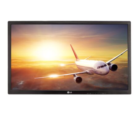 LG 55SL5B: 55 Inch Slim Bezel FHD Display - front view with on-screen content