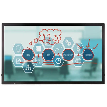 LG 55TC3D: 55 Inch Interactive Digital Board - front view (1 of 2)