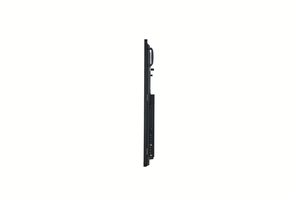 LG 55TR3BG: 55 Inch 4K UHD Interactive Digital Board - side profile view (1 of 2)