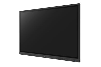 LG 55TR3DK-BM: CreateBoard 55 Inch UHD Interactive Whiteboard with 40-Point Touch - side profile view (1 of 2)
